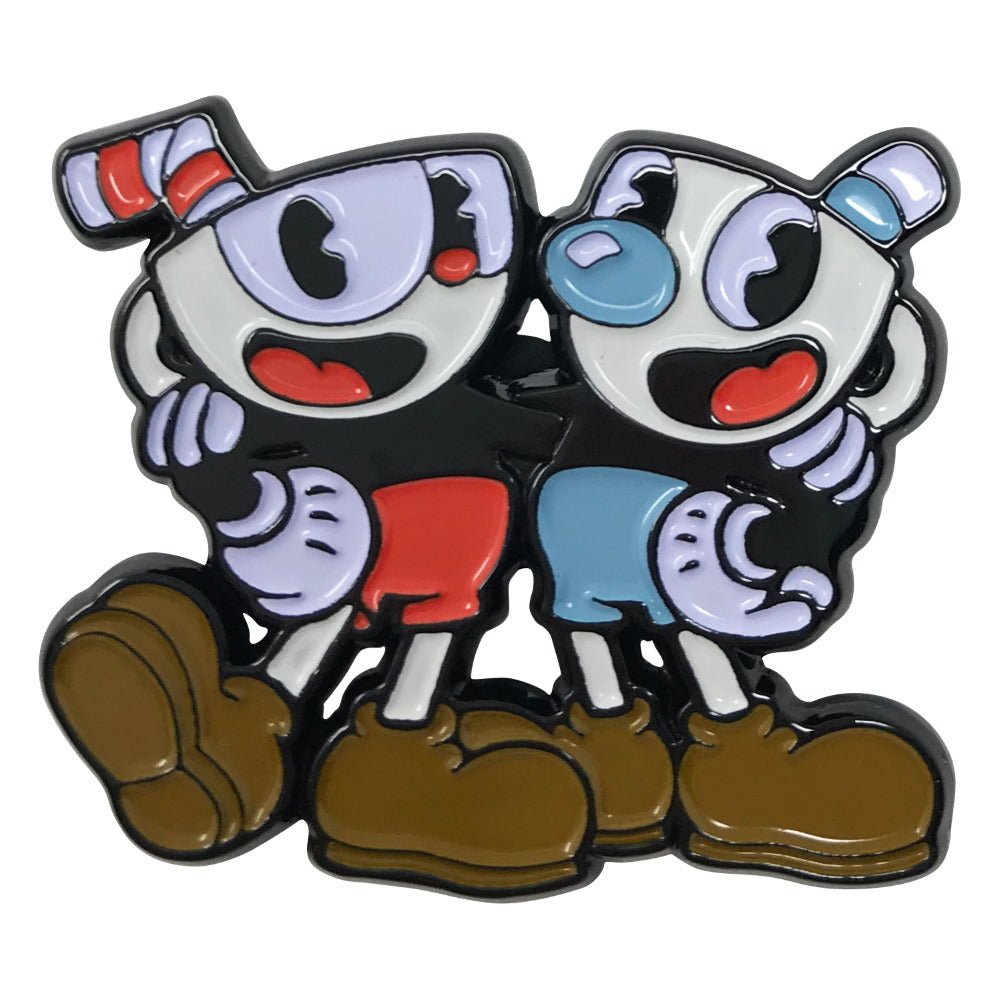 CUPHEAD カップヘッド - Cuphead and Mugman Limited Edition Pin Badge / 世界限定9995個 / バッジ - PGS